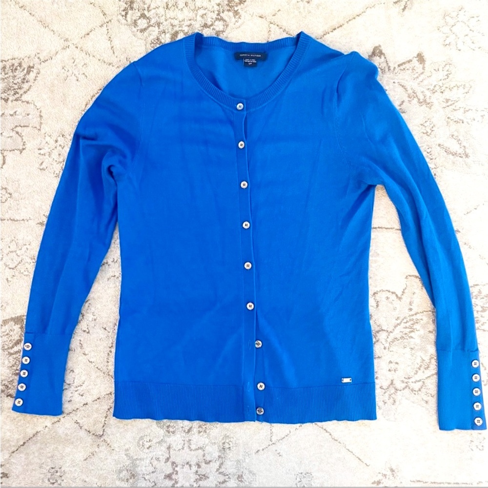 Blue Tommy Hilfiger Cardigan Size Small